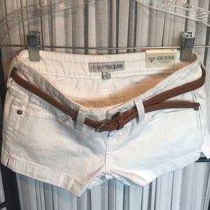 Guess Shorts with Belt NWT